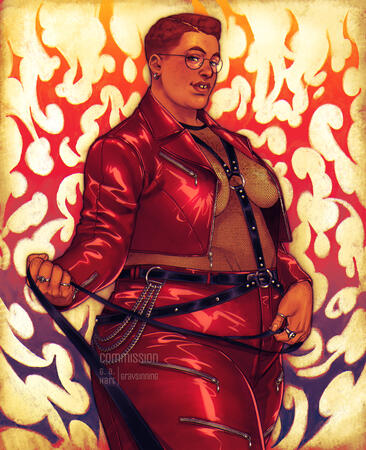 Half character; full color